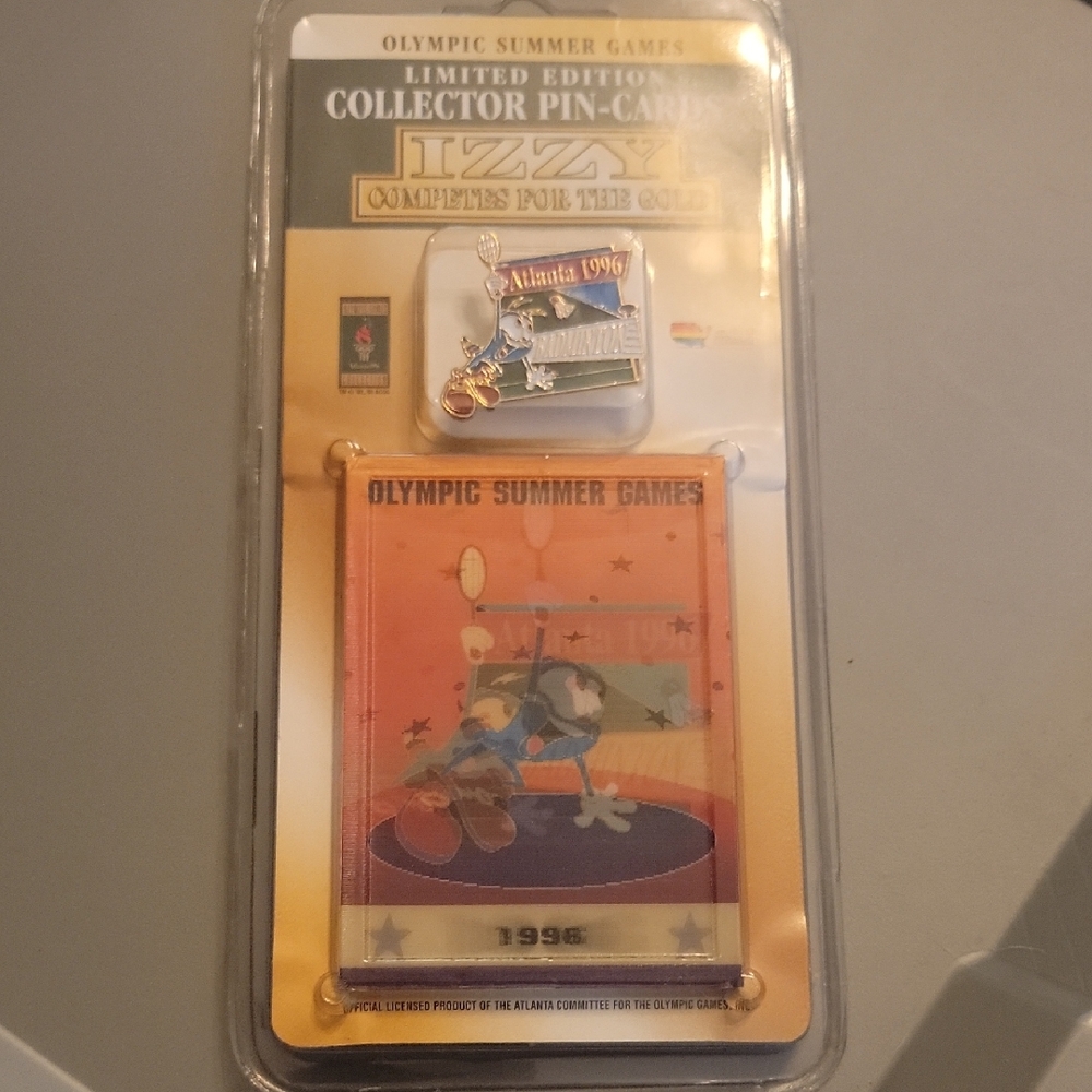 Olympic Summer Games Collector Pin and Card